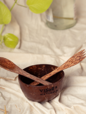 Combo-Coconut Cutlery + Bowl