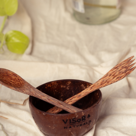 Combo-Coconut Cutlery + Bowl