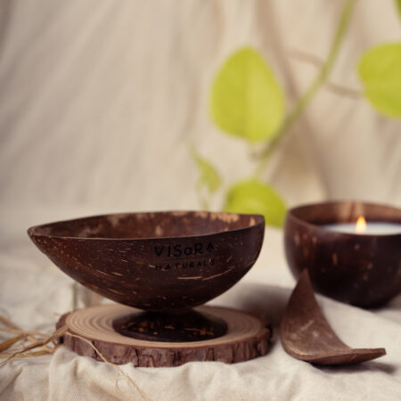 Coconut-Mixing Bowl With Scoop